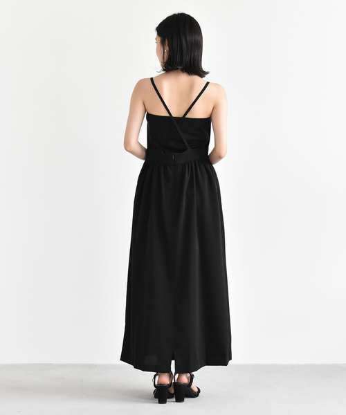 kaene（カエン）の「スカラップ ジャンバースカート（ドレス・レディース・ブラック/ピンク系その他・40/38/36）」の9枚目の写真