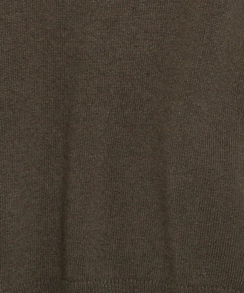 green label relaxing（グリーンレーベルリラクシング）の「[WEB限定] NFC W/RY/N ドルマン Vネック ニット（ニット/セーター・レディース・グレー/ブラック/オリーブ/オレンジ/パープル・40/42/36/38）」の6枚目の写真