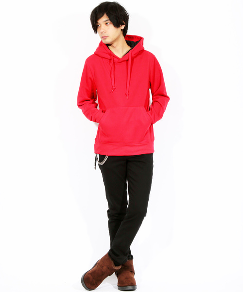 ８(eight)（エイト）の「ダブルフード プルオーバー パーカー（パーカー・メンズ・ホワイト/ブラック/グレー/レッド/ネイビー・MEDIUM/LARGE）」の15枚目の写真