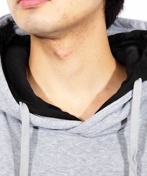 ８(eight)（エイト）の「ダブルフード プルオーバー パーカー（パーカー・メンズ・ホワイト/ブラック/グレー/レッド/ネイビー・MEDIUM/LARGE）」の18枚目の写真