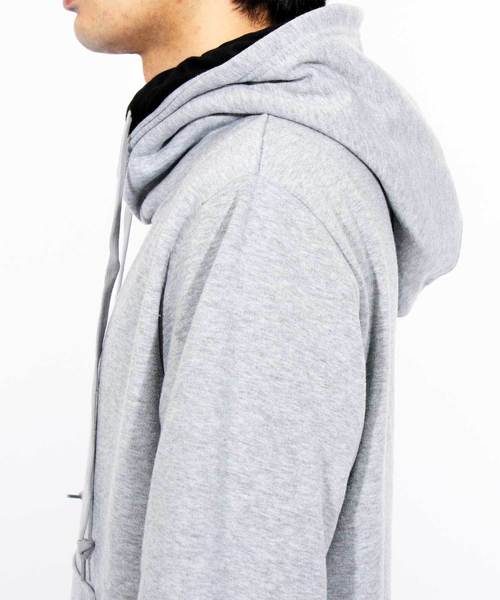 ８(eight)（エイト）の「ダブルフード プルオーバー パーカー（パーカー・メンズ・ホワイト/ブラック/グレー/レッド/ネイビー・MEDIUM/LARGE）」の19枚目の写真