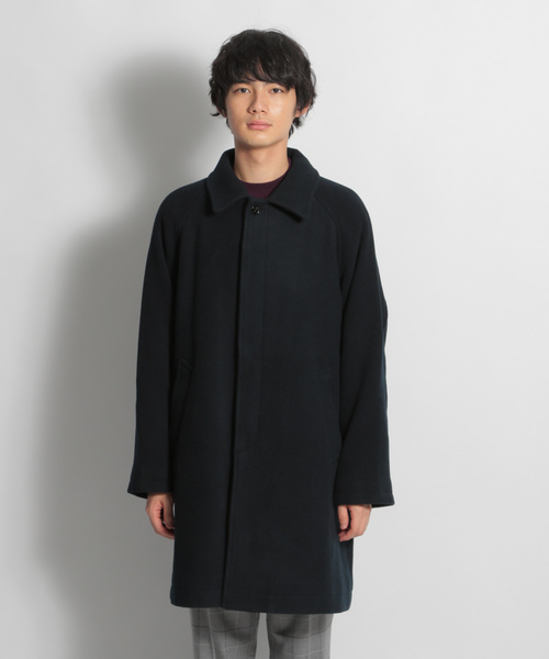 niko and（ニコアンド）の「ケープメリノステンカラコート（ステン