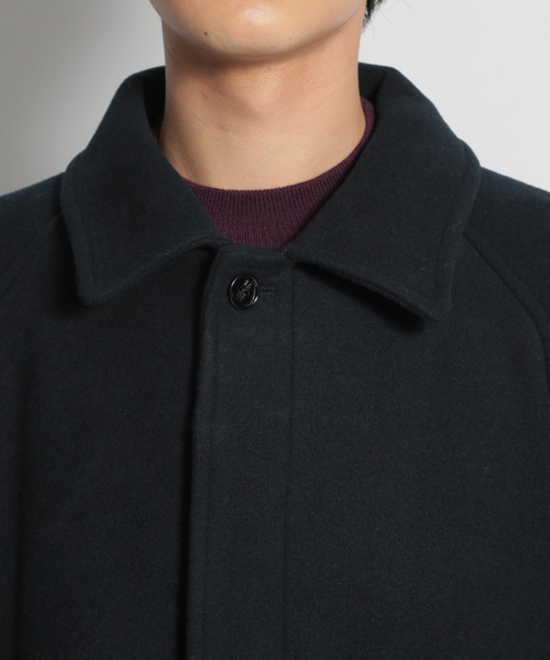 niko and...（ニコアンド）の「ケープメリノステンカラコート（ステンカラーコート・メンズ・チャコール/ネイビー/ブラウン・MEDIUM/LARGE）」の13枚目の写真