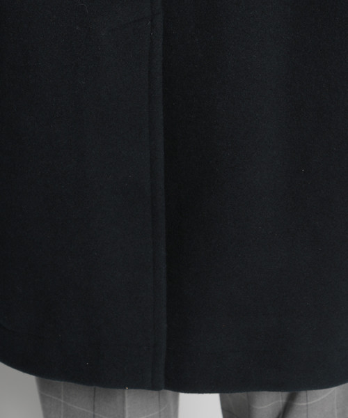 niko and...（ニコアンド）の「ケープメリノステンカラコート（ステンカラーコート・メンズ・チャコール/ネイビー/ブラウン・MEDIUM/LARGE）」の16枚目の写真