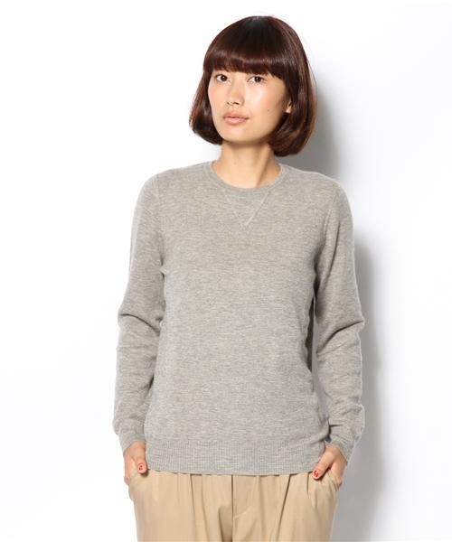 UNITED ARROWS(ユナイテッドアローズ)の「UAG カシミヤ ニット(mg1312uC)(ニット/セーター・レディース・ライトグレー/グレー/レッド/オフホワイト/ダークグレー/ネイビー・フリー)」の3枚目の写真