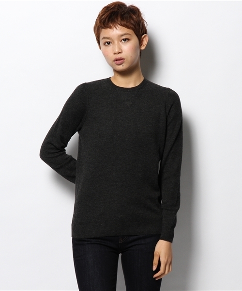 UNITED ARROWS(ユナイテッドアローズ)の「UAG カシミヤ ニット(mg1312uC)(ニット/セーター・レディース・ライトグレー/グレー/レッド/オフホワイト/ダークグレー/ネイビー・フリー)」の5枚目の写真