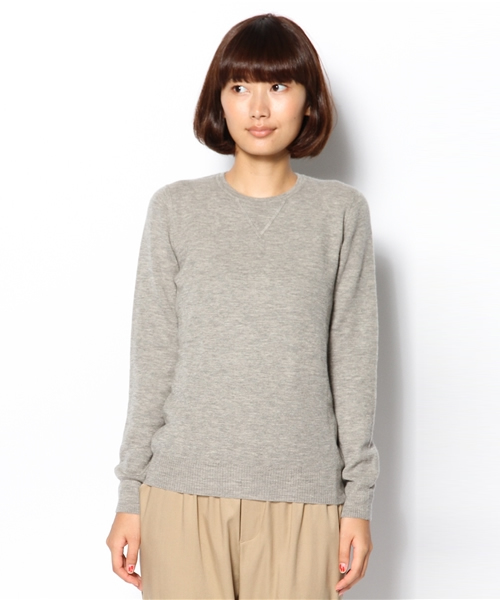 UNITED ARROWS(ユナイテッドアローズ)の「UAG カシミヤ ニット(mg1312uC)(ニット/セーター・レディース・ライトグレー/グレー/レッド/オフホワイト/ダークグレー/ネイビー・フリー)」の7枚目の写真