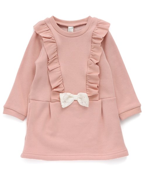 apres les cours（アプレレクール）の「裏シャギーワンピース（ワンピース・キッズ・グレー/ネイビー/ピンク・100/110/80/90/140/120/130）」の20枚目の写真