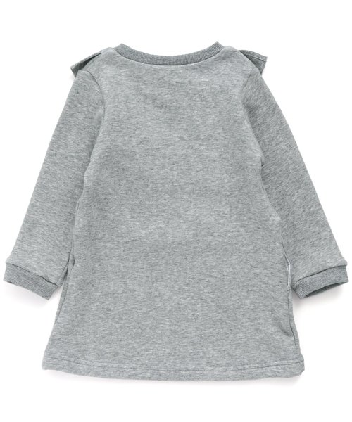 apres les cours（アプレレクール）の「裏シャギーワンピース（ワンピース・キッズ・グレー/ネイビー/ピンク・100/110/80/90/140/120/130）」の9枚目の写真