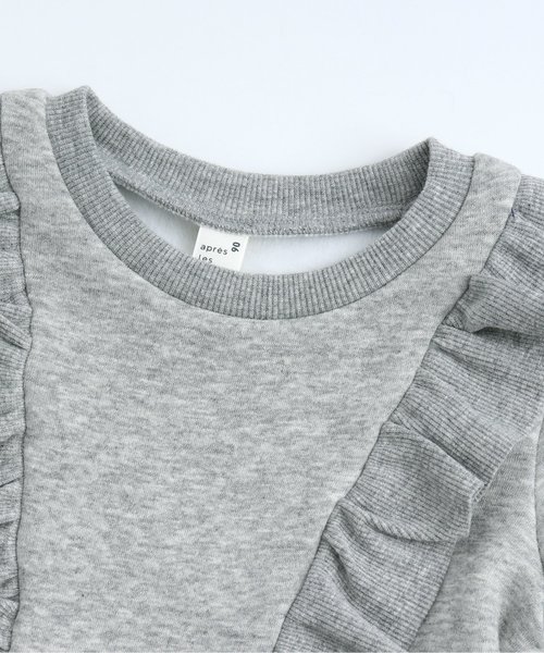 apres les cours（アプレレクール）の「裏シャギーワンピース（ワンピース・キッズ・グレー/ネイビー/ピンク・100/110/80/90/140/120/130）」の16枚目の写真