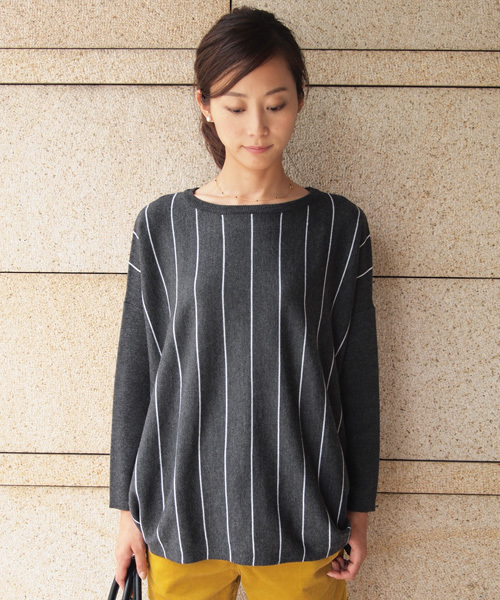 BEAUTY&YOUTH UNITED ARROWS(ビューティーアンドユースユナイテッドアローズ)の「BYBC ∵ソモウスクエアプルオーバー (bl)(fyoww) ◆(ニット/セーター・レディース・ホワイト/グレー/ネイビー/レッド/オフホワイト/ダークグレー・FREE)」の11枚目の写真