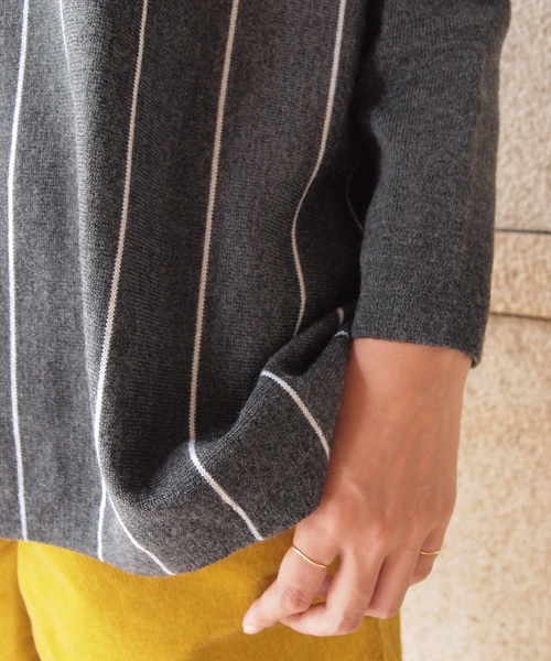 BEAUTY&YOUTH UNITED ARROWS(ビューティーアンドユースユナイテッドアローズ)の「BYBC ∵ソモウスクエアプルオーバー (bl)(fyoww) ◆(ニット/セーター・レディース・ホワイト/グレー/ネイビー/レッド/オフホワイト/ダークグレー・FREE)」の15枚目の写真