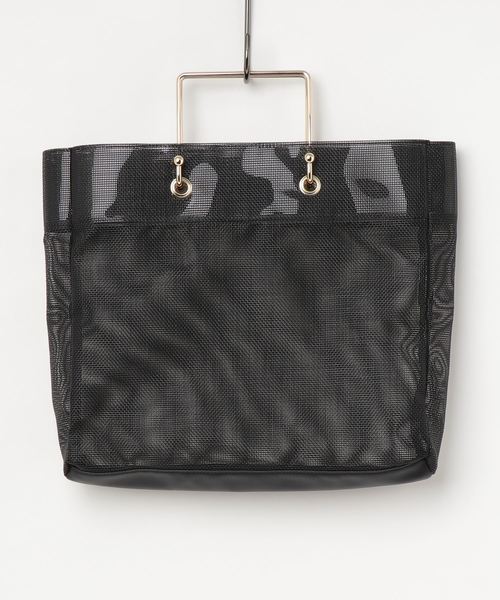 knot yacht（ノットヨット）の「メッシュトートバッグ（トートバッグ・レディース・ブルー/ブラック/アイボリー/イエロー・FREE）」の5枚目の写真