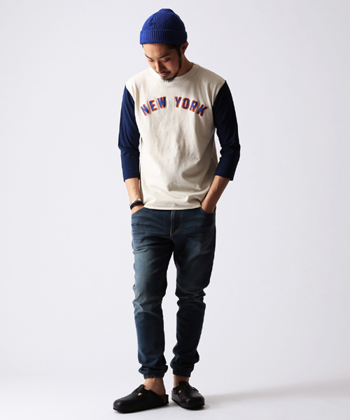 BEAMS(ビームス)の「○CHESWICK×BEAMS / 別注 7分袖 ベースボール TEE(Tシャツ/カットソー・メンズ・オフホワイト/ライトグレー/ロイヤルブルー・SMALL/MEDIUM/LARGE)」の7枚目の写真