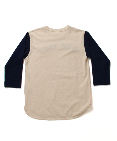 BEAMS(ビームス)の「○CHESWICK×BEAMS / 別注 7分袖 ベースボール TEE(Tシャツ/カットソー・メンズ・オフホワイト/ライトグレー/ロイヤルブルー・SMALL/MEDIUM/LARGE)」の4枚目の写真