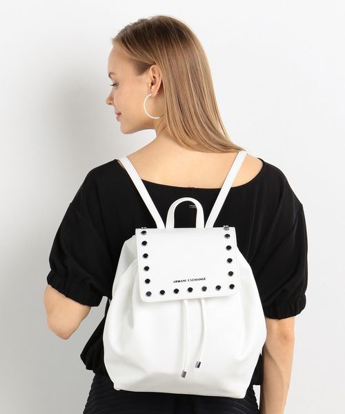 セール】【A|Xアルマーニ エクスチェンジ】スタッズ バック