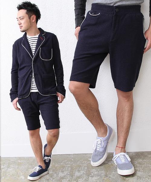 coen(コーエン)の「【MBC】マリンパイルショーツ(その他パンツ・メンズ・ネイビー・MEDIUM/SMALL/LARGE/X-LARGE/X-SMALL)」の1枚目の写真