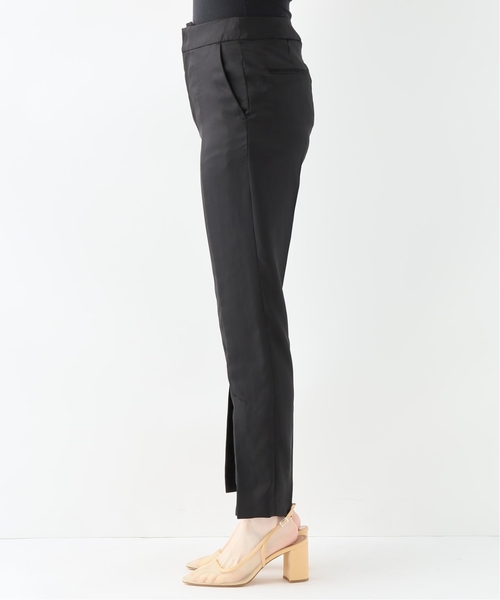 CITYSHOP(シティーショップ)の「サテンツイルスリットパンツ(その他パンツ・レディース・ブラック/ピンク系その他・38/36)」の6枚目の写真