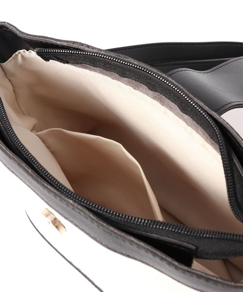 KOBE LETTUCE(コウベレタス)の「フロント金具配色ショルダーバッグ(ショルダーバッグ・レディース・ベージュ/ブラウン/ブラック・FREE)」の14枚目の写真