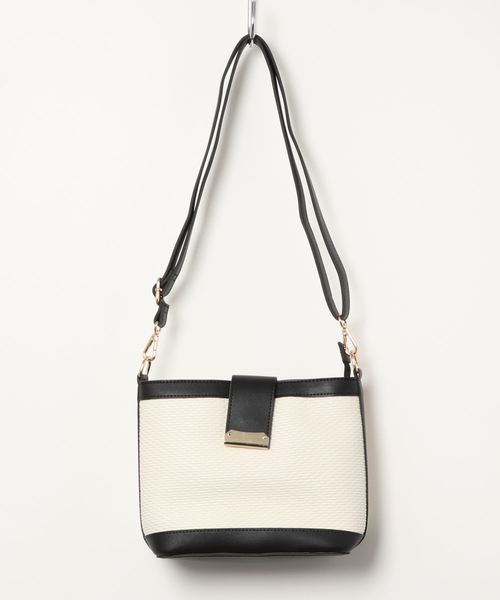 KOBE LETTUCE(コウベレタス)の「フロント金具配色ショルダーバッグ(ショルダーバッグ・レディース・ベージュ/ブラウン/ブラック・FREE)」の12枚目の写真
