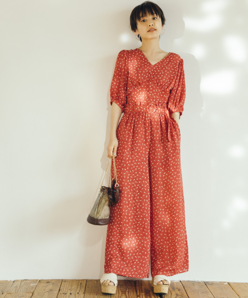 Heather（ヘザー）の「高橋愛コラボハナガラブラウス　847825（シャツ/ブラウス・レディース・ホワイト系その他/ブラック系その他/レッド系その他・FREE）」の10枚目の写真