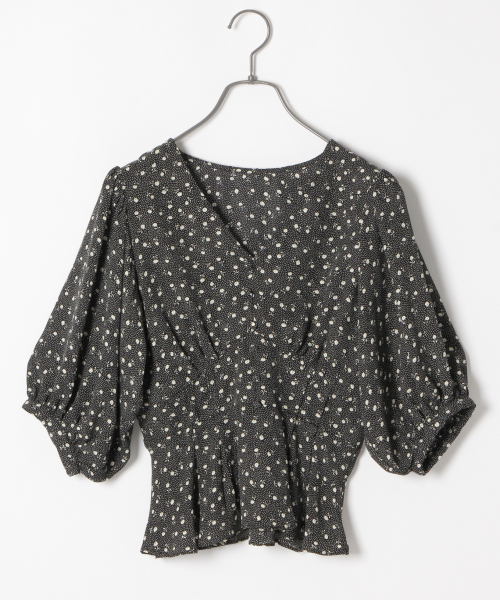 Heather（ヘザー）の「高橋愛コラボハナガラブラウス　847825（シャツ/ブラウス・レディース・ホワイト系その他/ブラック系その他/レッド系その他・FREE）」の12枚目の写真