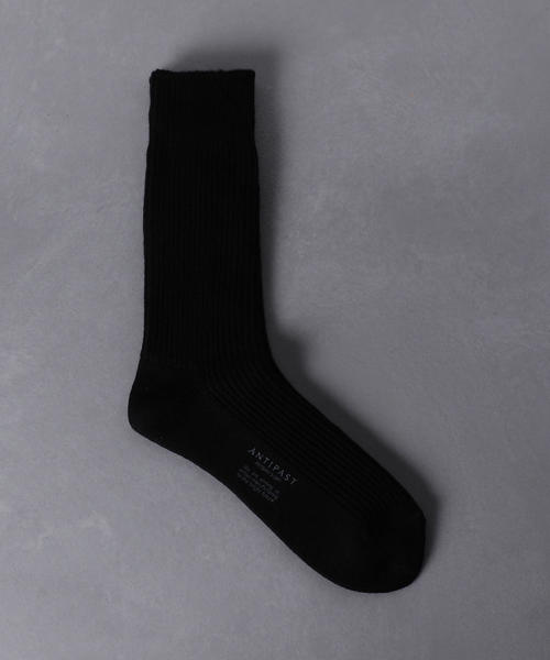 ANTIPAST(アンティパスト)の「<ANTIPAST(アンティパスト)> RIB SOCKS(ソックス/靴下・メンズ・ブラック/ホワイト/レッド/パープル・FREE)」の3枚目の写真