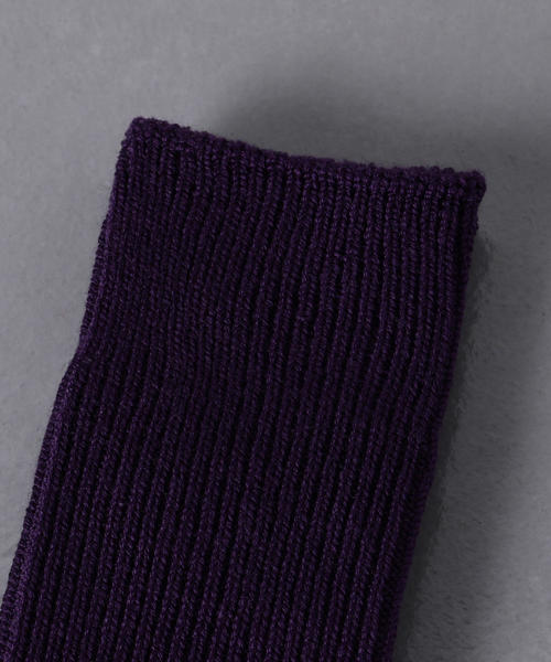 ANTIPAST(アンティパスト)の「<ANTIPAST(アンティパスト)> RIB SOCKS(ソックス/靴下・メンズ・ブラック/ホワイト/レッド/パープル・FREE)」の5枚目の写真