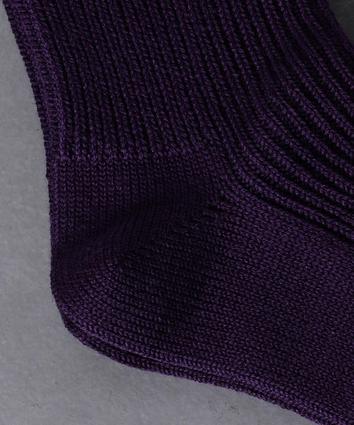 ANTIPAST(アンティパスト)の「<ANTIPAST(アンティパスト)> RIB SOCKS(ソックス/靴下・メンズ・ブラック/ホワイト/レッド/パープル・FREE)」の7枚目の写真