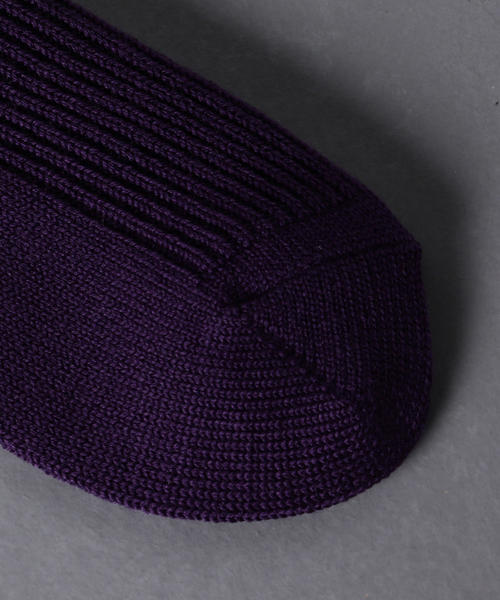 ANTIPAST(アンティパスト)の「<ANTIPAST(アンティパスト)> RIB SOCKS(ソックス/靴下・メンズ・ブラック/ホワイト/レッド/パープル・FREE)」の6枚目の写真