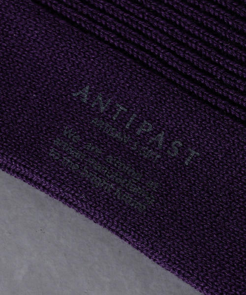 ANTIPAST(アンティパスト)の「<ANTIPAST(アンティパスト)> RIB SOCKS(ソックス/靴下・メンズ・ブラック/ホワイト/レッド/パープル・FREE)」の8枚目の写真