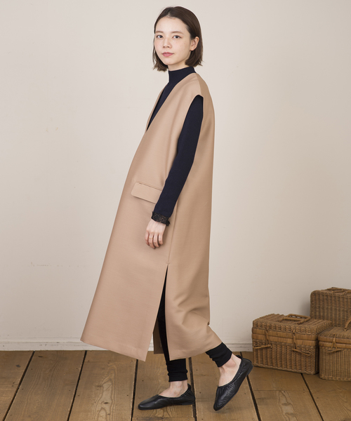 nesessaire（ネセセア）の「シルクウールワンピース（ワンピース 