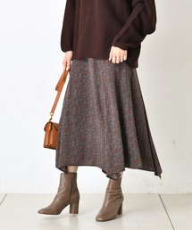 DouDou | 小柄プリントフレアスカート(スカート)