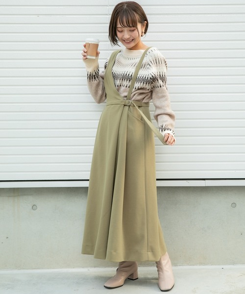 VANNIE U(ヴァニーユー)の「VANNIE U ノルディック柄プニプニット(ニット/セーター・レディース・ベージュ/グレー・FREE)」の11枚目の写真