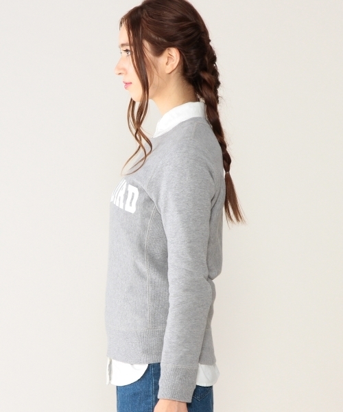 green label relaxing（グリーンレーベルリラクシング）の「STD GLR LOGO スウェット ◆（スウェット・レディース・グレー/ネイビー・36/38/40）」の6枚目の写真