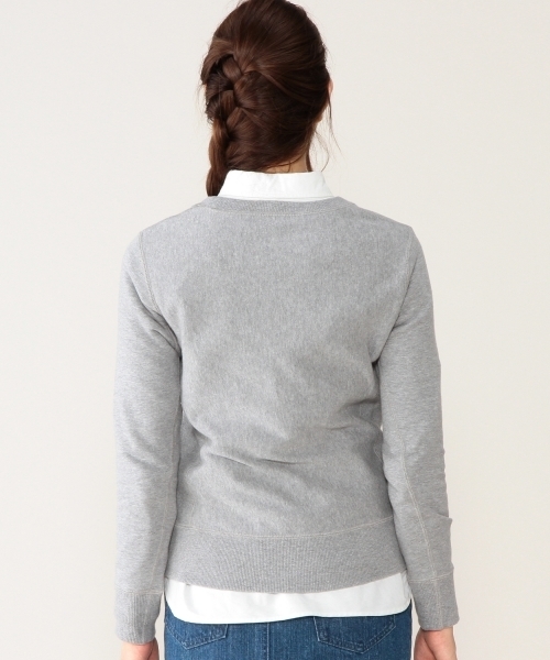 green label relaxing（グリーンレーベルリラクシング）の「STD GLR LOGO スウェット ◆（スウェット・レディース・グレー/ネイビー・36/38/40）」の7枚目の写真