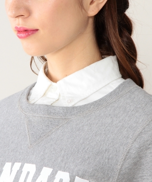 green label relaxing（グリーンレーベルリラクシング）の「STD GLR LOGO スウェット ◆（スウェット・レディース・グレー/ネイビー・36/38/40）」の8枚目の写真