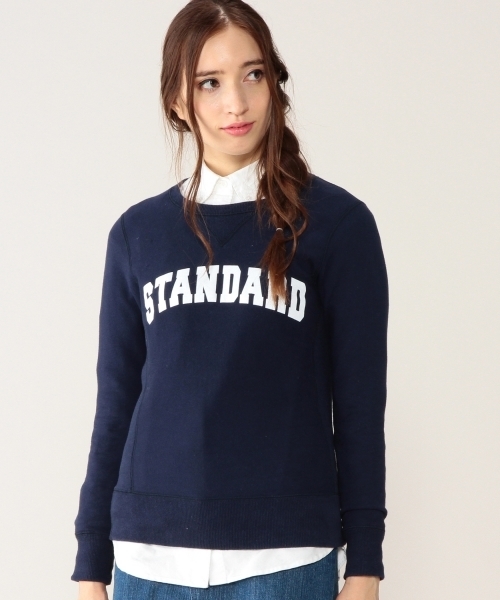 green label relaxing（グリーンレーベルリラクシング）の「STD GLR LOGO スウェット ◆（スウェット・レディース・グレー/ネイビー・36/38/40）」の13枚目の写真