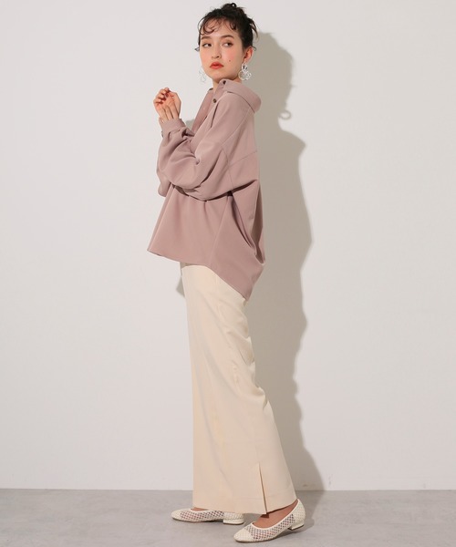 one after another NICE CLAUP(ワンアフターアナザーナイスクラップ)の「【WEB限定】カラースラックスパンツ(スラックス・レディース・アイボリー/ブラウン/ベージュ/ミント/ブルーグレー・SMALL/MEDIUM)」の19枚目の写真