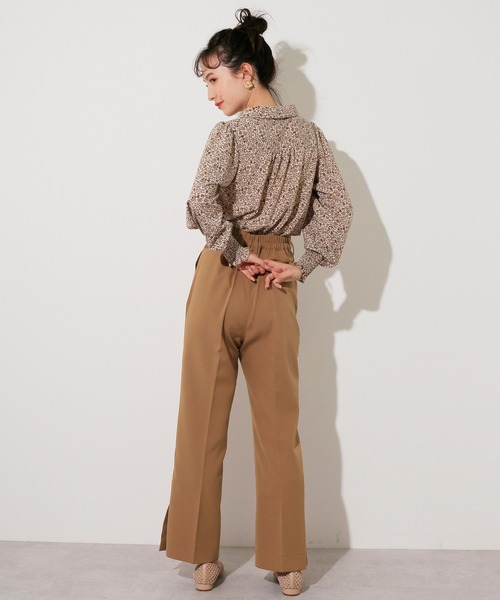 one after another NICE CLAUP(ワンアフターアナザーナイスクラップ)の「【WEB限定】カラースラックスパンツ(スラックス・レディース・アイボリー/ブラウン/ベージュ/ミント/ブルーグレー・SMALL/MEDIUM)」の13枚目の写真