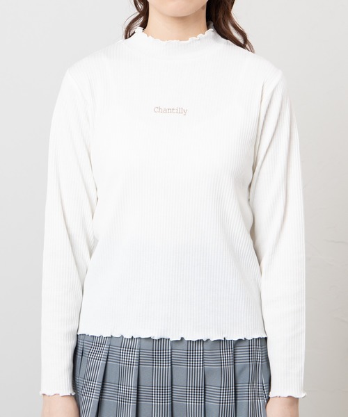 WEGO(ウィゴー)の「WEGO/メロウリブロゴ刺繍Tシャツ(Tシャツ/カットソー・レディース・ホワイト/ブラック・FREE)」の6枚目の写真