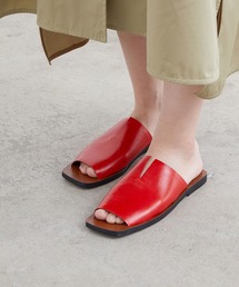 ADAM ET ROPE' | レザースリットスライダーサンダル(サンダル)