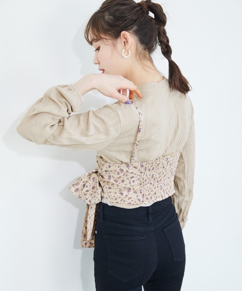 Heather(ヘザー)の「クリンクルリブカットプルオーバー 883715(Tシャツ/カットソー・レディース・ブラック/ベージュ/アイボリー・FREE)」の3枚目の写真