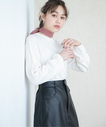 Heather | クリンクルリブカットプルオーバー　883715(Tシャツ/カットソー)