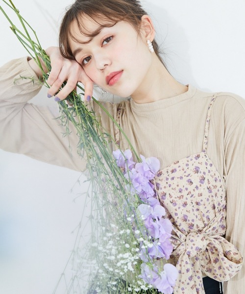 Heather(ヘザー)の「クリンクルリブカットプルオーバー 883715(Tシャツ/カットソー・レディース・ブラック/ベージュ/アイボリー・FREE)」の17枚目の写真