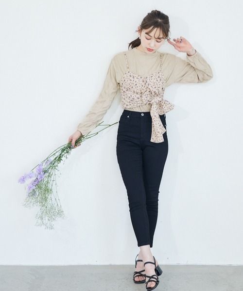 Heather(ヘザー)の「クリンクルリブカットプルオーバー 883715(Tシャツ/カットソー・レディース・ブラック/ベージュ/アイボリー・FREE)」の15枚目の写真