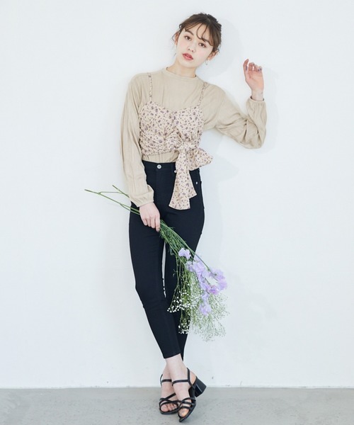 Heather(ヘザー)の「クリンクルリブカットプルオーバー 883715(Tシャツ/カットソー・レディース・ブラック/ベージュ/アイボリー・FREE)」の21枚目の写真
