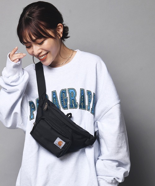 CARHARTTボディバッグ ウェストポーチ Carhartt 黒　カーハート Carhartt ウエストポーチ 「Carhartt カーハート」Waist Pack