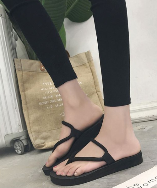 Futier land(フューティアランド)の「インステップロープサンダル(サンダル・レディース・ブラック・SMALL/MEDIUM/LARGE/X-LARGE/XXX-LARGE/XXXX-LARGE/XX-LARGE)」の1枚目の写真