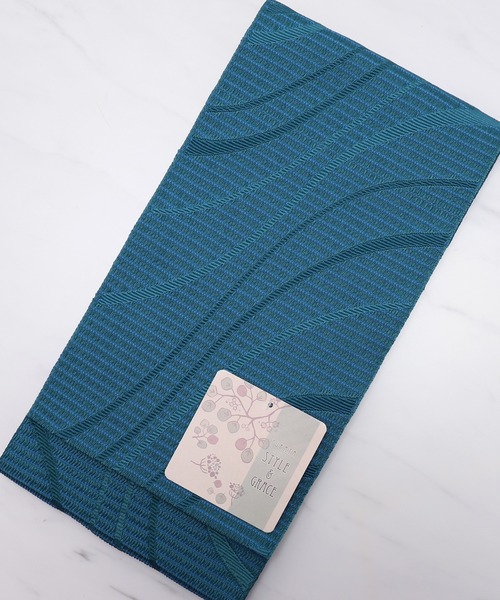 ゆかた館グレース（ユカタカングレース）の「平帯（和装小物・レディース・ブラック/パープル/ネイビー/グレー/レッド/サックスブルー/イエロー/ブルー/グリーン/クリーム/マスタード/ワインレッド/ラベンダー/ブルー系その他/ブルーグリーン/サーモンピンク/チェリーピンク/オフホワイト・FREE）」の11枚目の写真